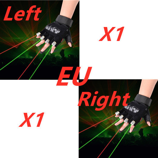 Stage Show Red Green Laser Gloves