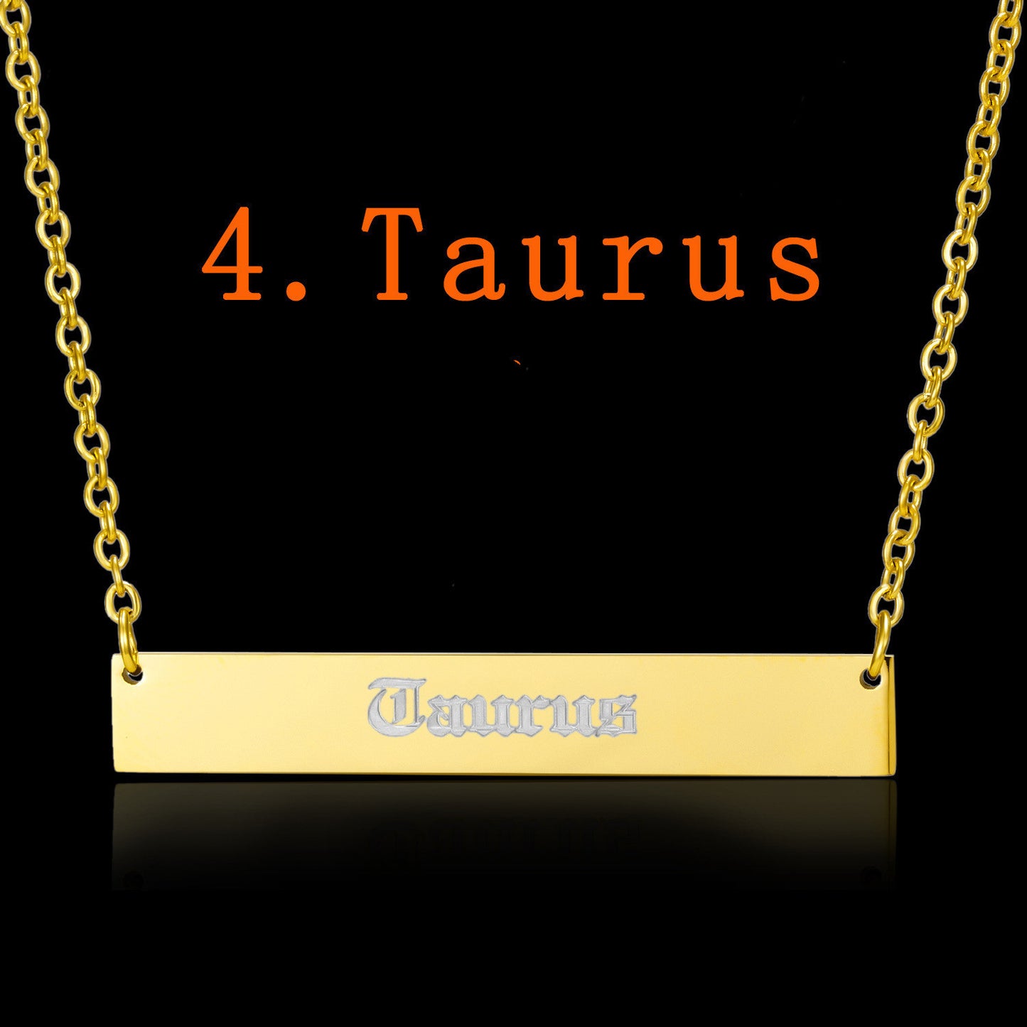 Engraved Constellation Necklace