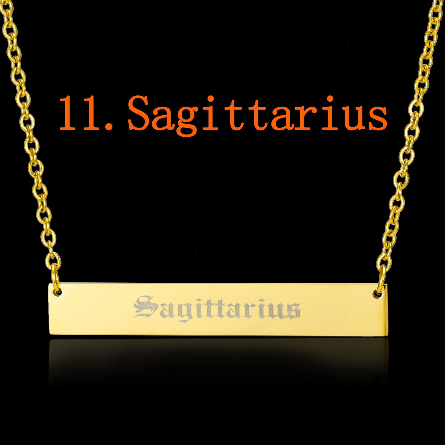 Engraved Constellation Necklace