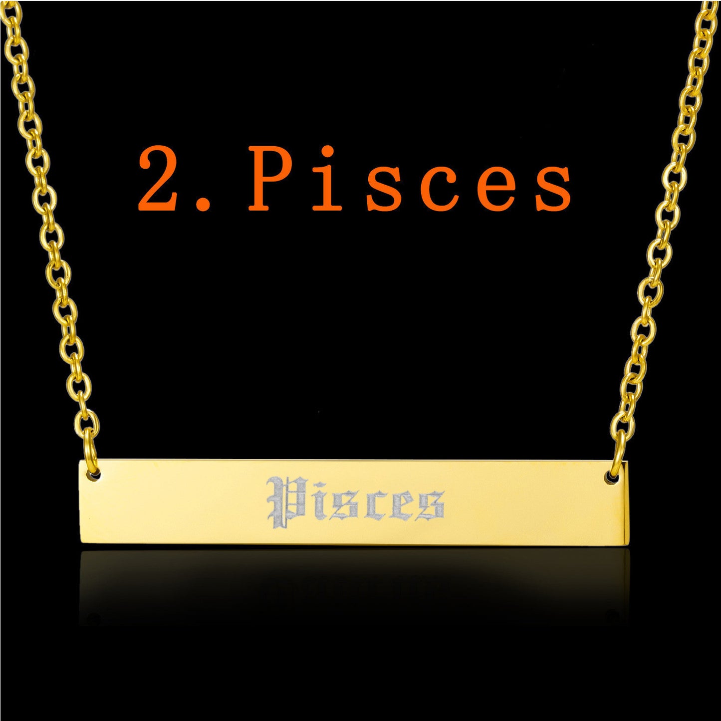 Engraved Constellation Necklace