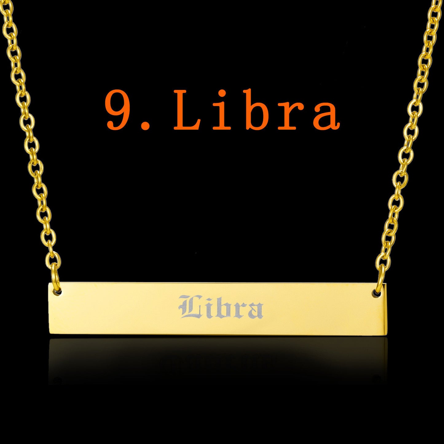 Engraved Constellation Necklace