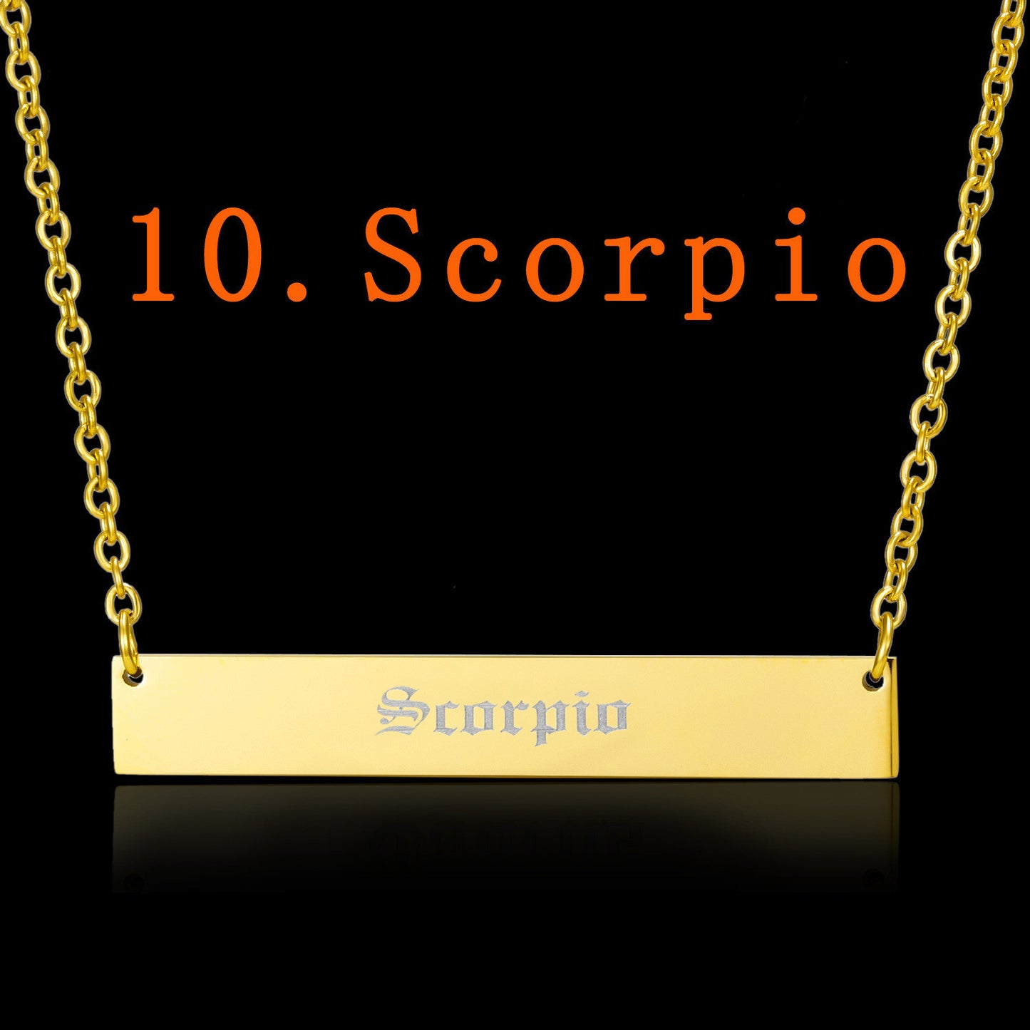 Engraved Constellation Necklace