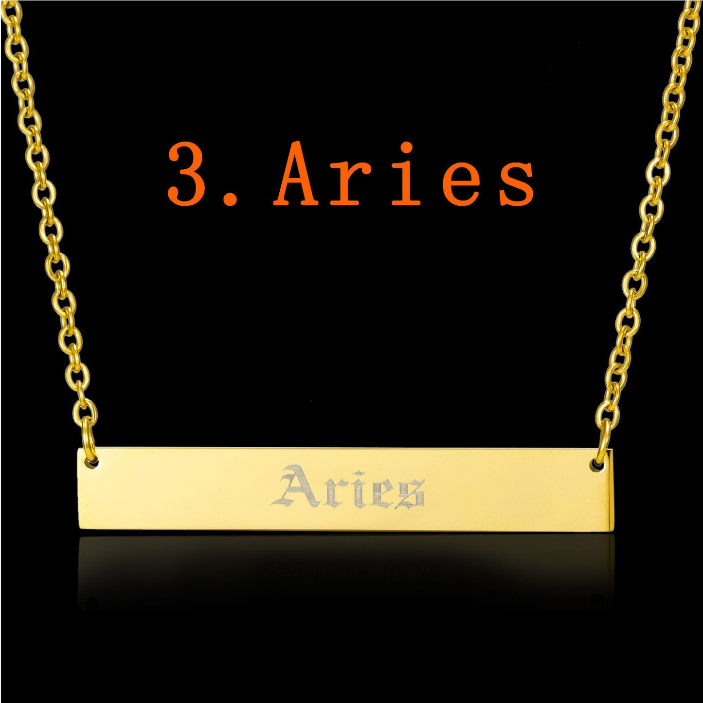 Engraved Constellation Necklace
