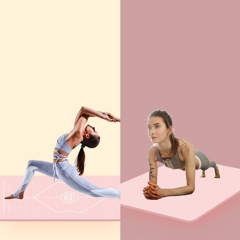 Professional Posture Line Dancing Yoga Mat Thickened Non-slip