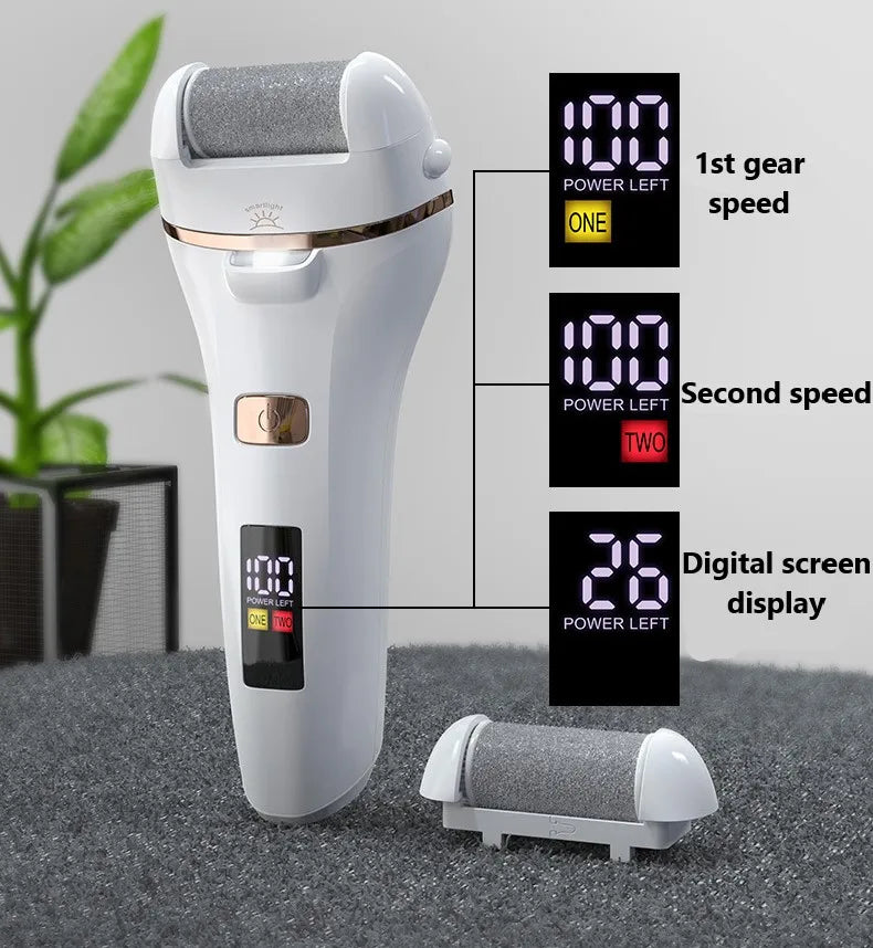Rechargeable Electric Foot File Callus Remover Machine Pedicure Device Foot Care Tools Feet For Heels Remove Dead Skin brand new