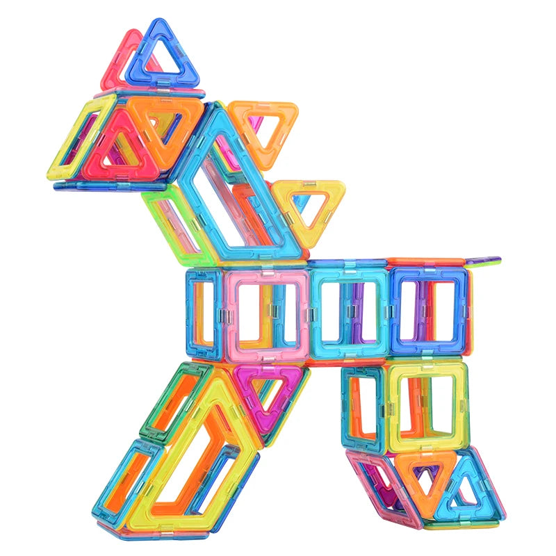 Big Size Magnetic Designer Magnet Building Blocks Accessories Educational Constructor Toys For Children Kids Game Girls Set Gift