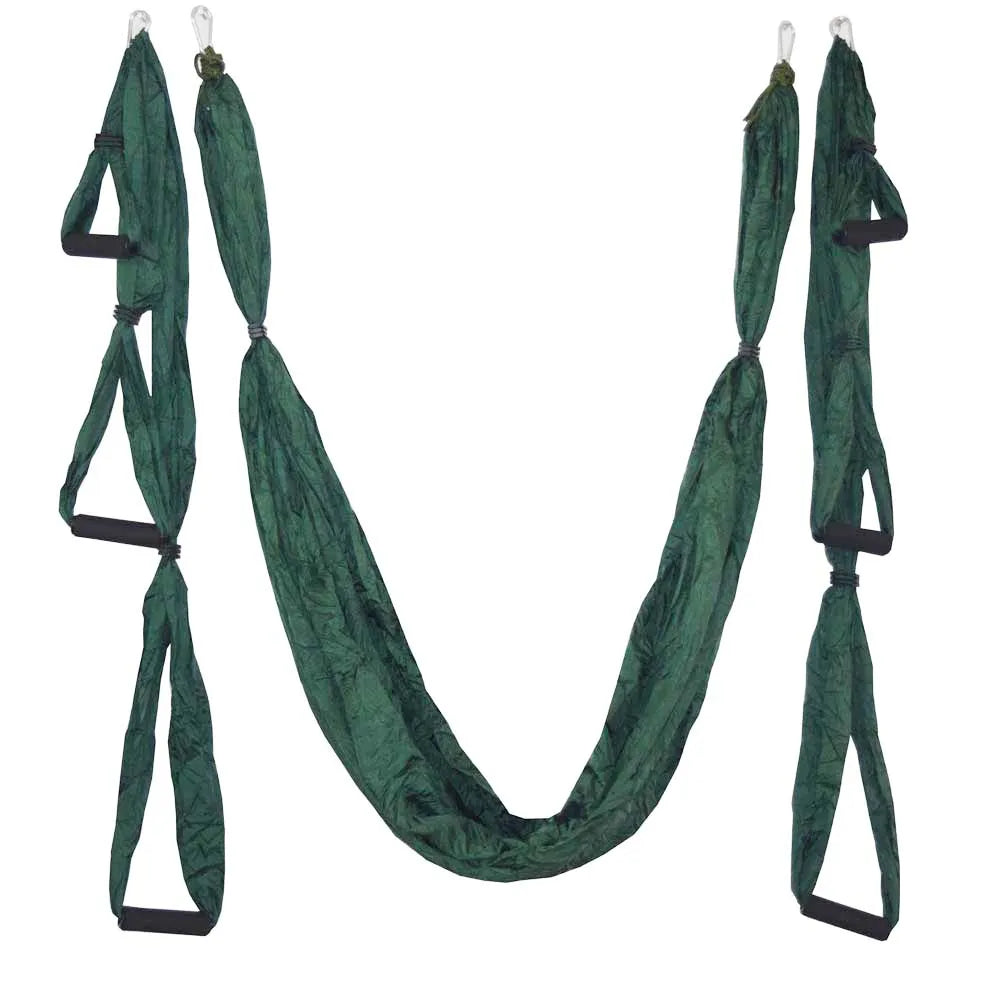 Aerial Yoga Swing Full Set Yoga Hammock Trapeze Extension Antigravity Ceiling Hanging Yoga Sling Inversion Exercises Tool