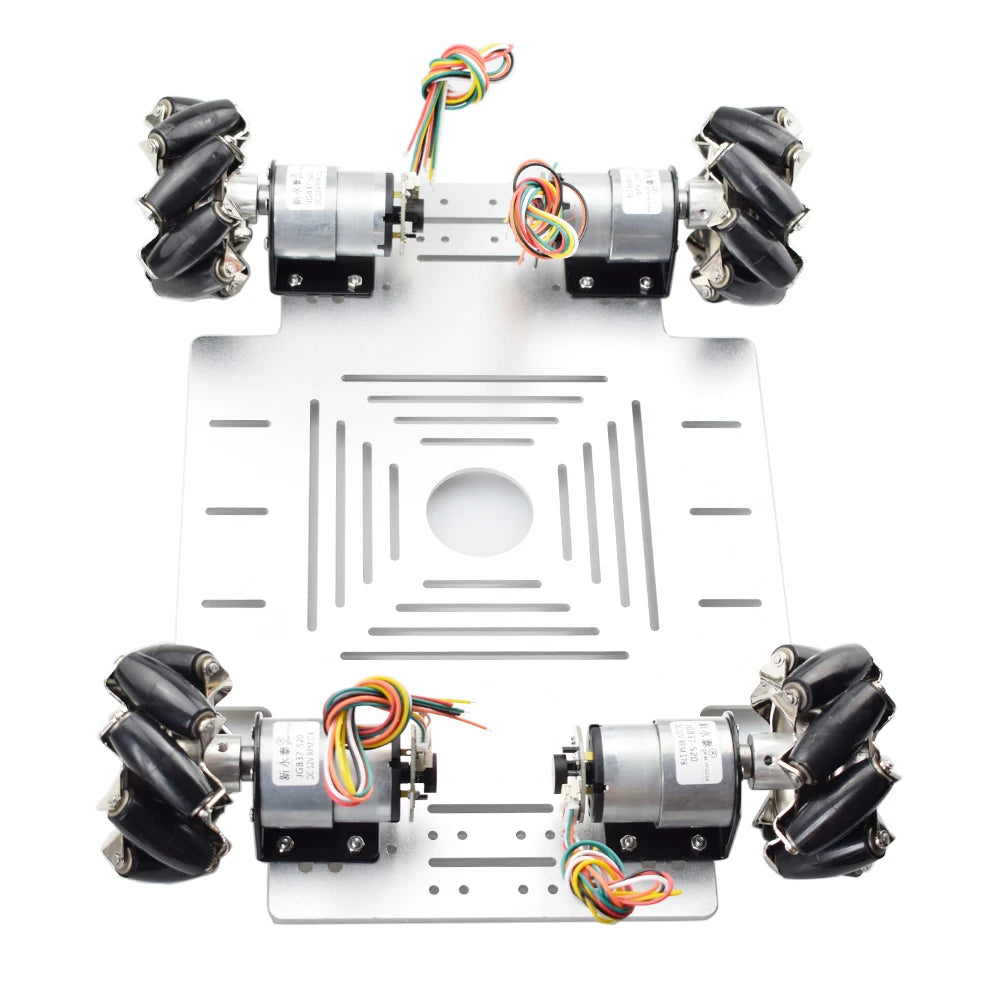 30KG Big Load Smart RC Mecanum Wheel Robot Car Chassis Kit Omni Platform with PS2 Mega2560 Controller for Arduino Project