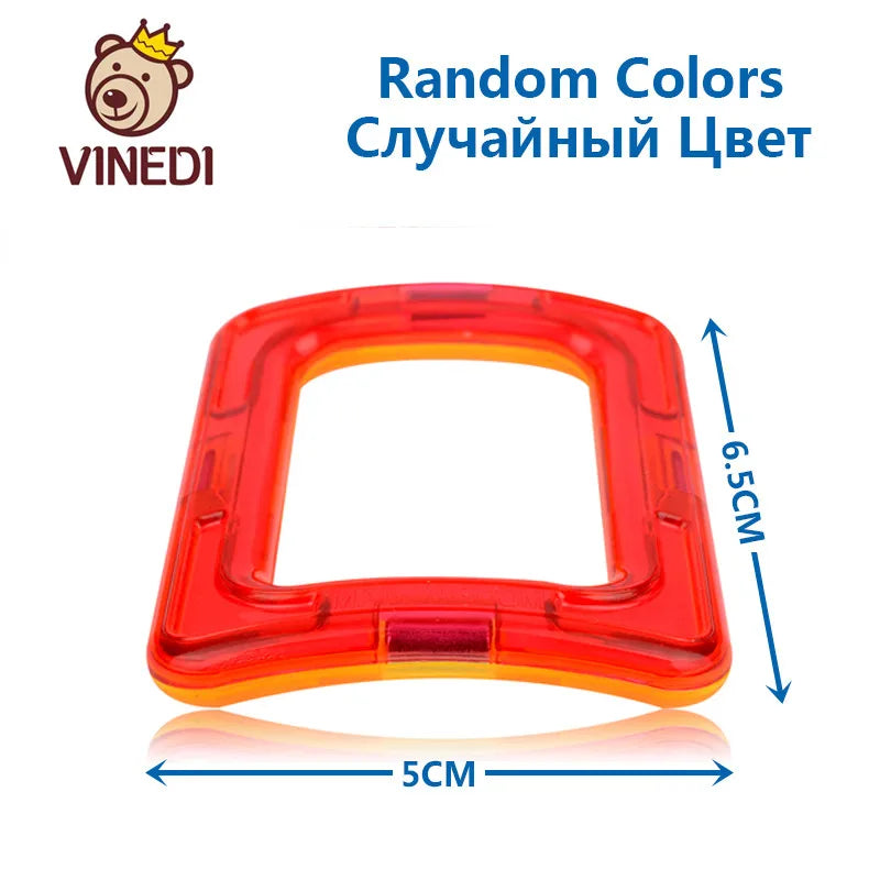 VINEDI Big Size Magnetic Blocks Magnetic Designer constructor Set Model & Building Toy Magnets Educational Toys For Children