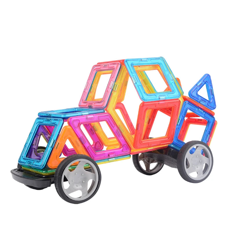 VINEDI Big Size Magnetic Blocks Magnetic Designer constructor Set Model & Building Toy Magnets Educational Toys For Children