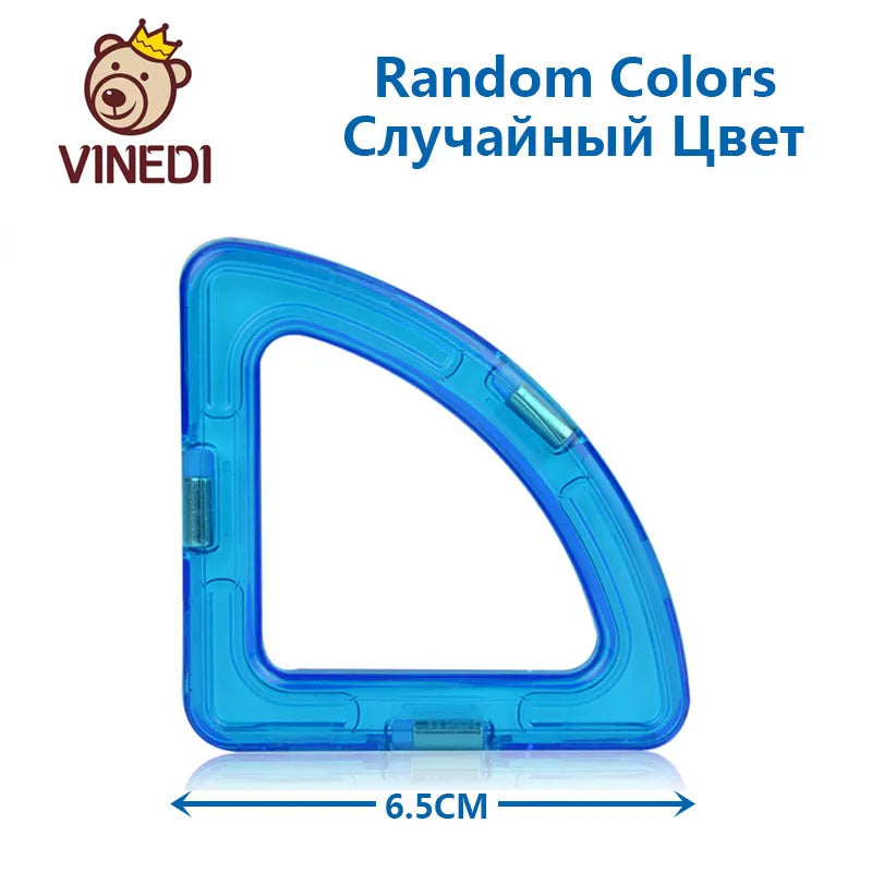 VINEDI Big Size Magnetic Blocks Magnetic Designer constructor Set Model & Building Toy Magnets Educational Toys For Children