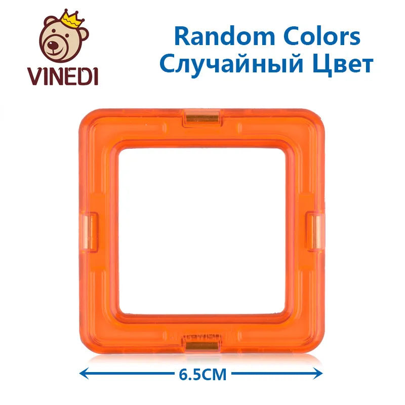 VINEDI Big Size Magnetic Blocks Magnetic Designer constructor Set Model & Building Toy Magnets Educational Toys For Children