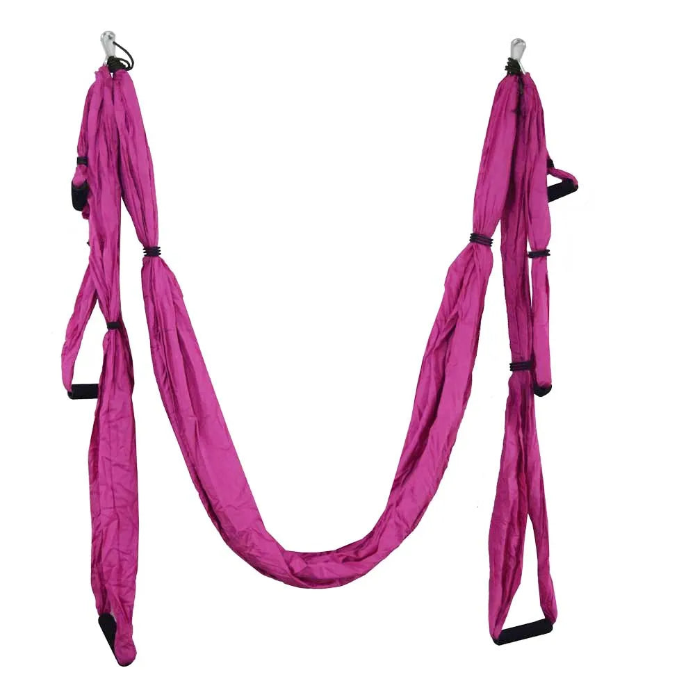 Aerial Yoga Swing Full Set Yoga Hammock Trapeze Extension Antigravity Ceiling Hanging Yoga Sling Inversion Exercises Tool