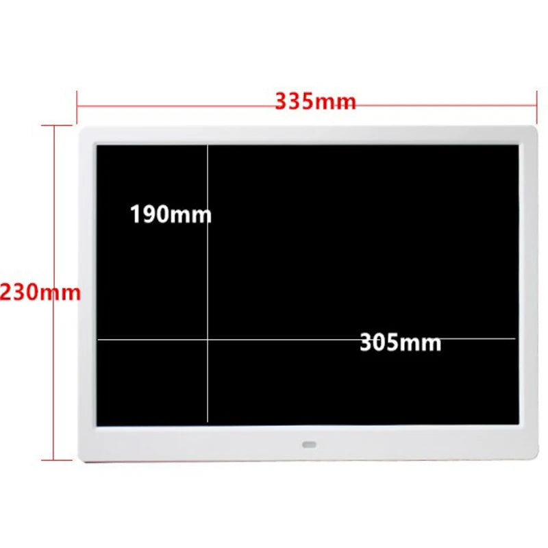 New 15/14 inch Screen LED Backlight HD 1280*800 Digital Photo Frame Electronic Album Picture Music Movie Full Function Good Gift