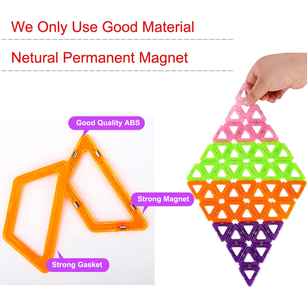 110pcs Mini Size Magnetic Designer Magnet Building Blocks Educational Magnetic Constructor Toys For Children Gifts
