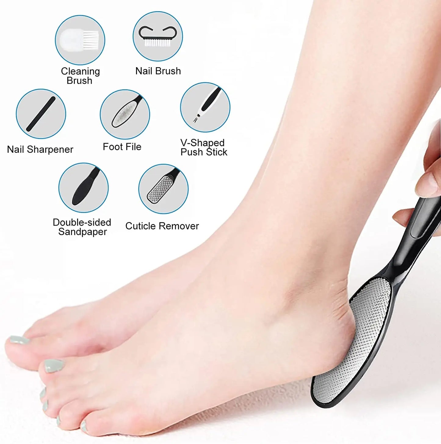 13Pcs Dull Polish Foot care tool Heads Hard Skin Remover Refills Replacement Rollers For Scholls File Feet care Tool