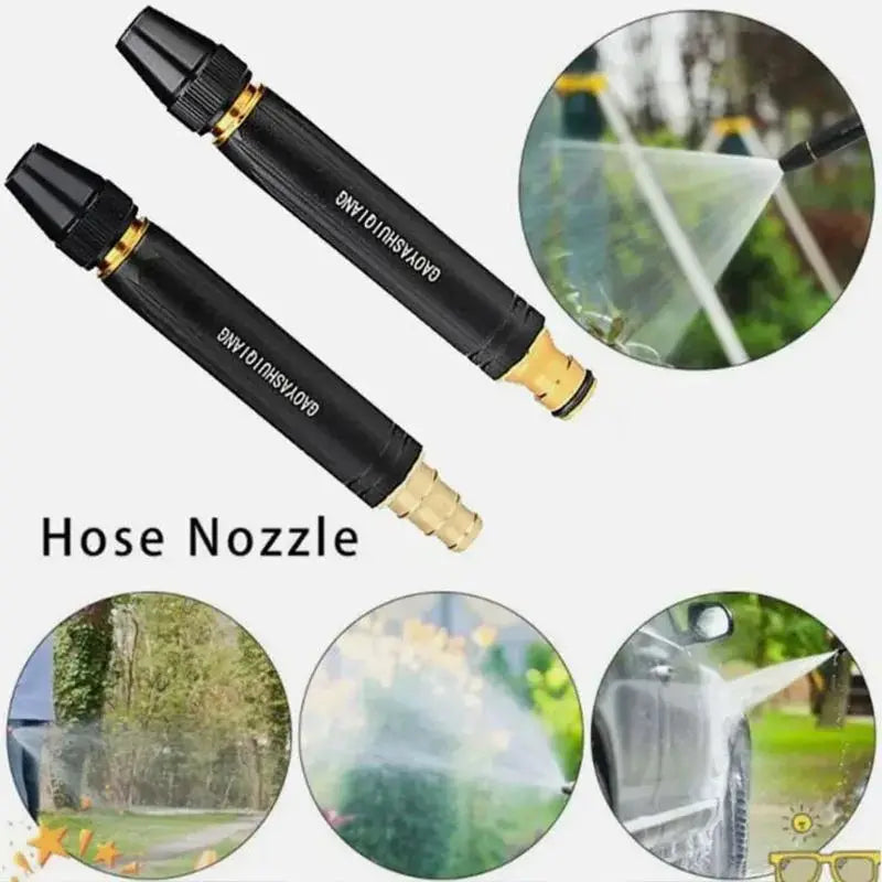 High Pressure Washing Water Gun Adjustable Nipple Type Portable Direct Spray Car Wash Nozzle Home Garden Shower Water Gun Tools