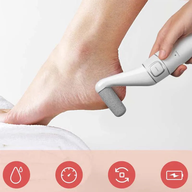 Electric Foot File Grinder USB Charging Foot Callus Remover Foot Grinder Replacement Head Foot Callus Remover
