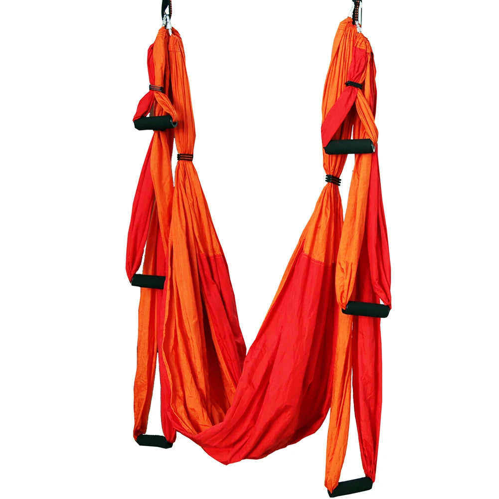 Aerial Yoga Swing Full Set Yoga Hammock Trapeze Extension Antigravity Ceiling Hanging Yoga Sling Inversion Exercises Tool