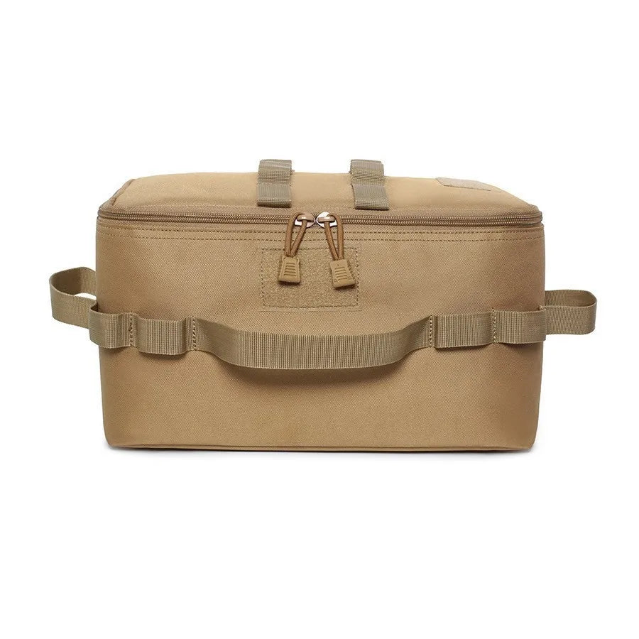 Outdoor Camping Storage Bag Large Capacity Ground Nail Tool Bag Gas Canister Picnic Cookware Utensils Kit Bag