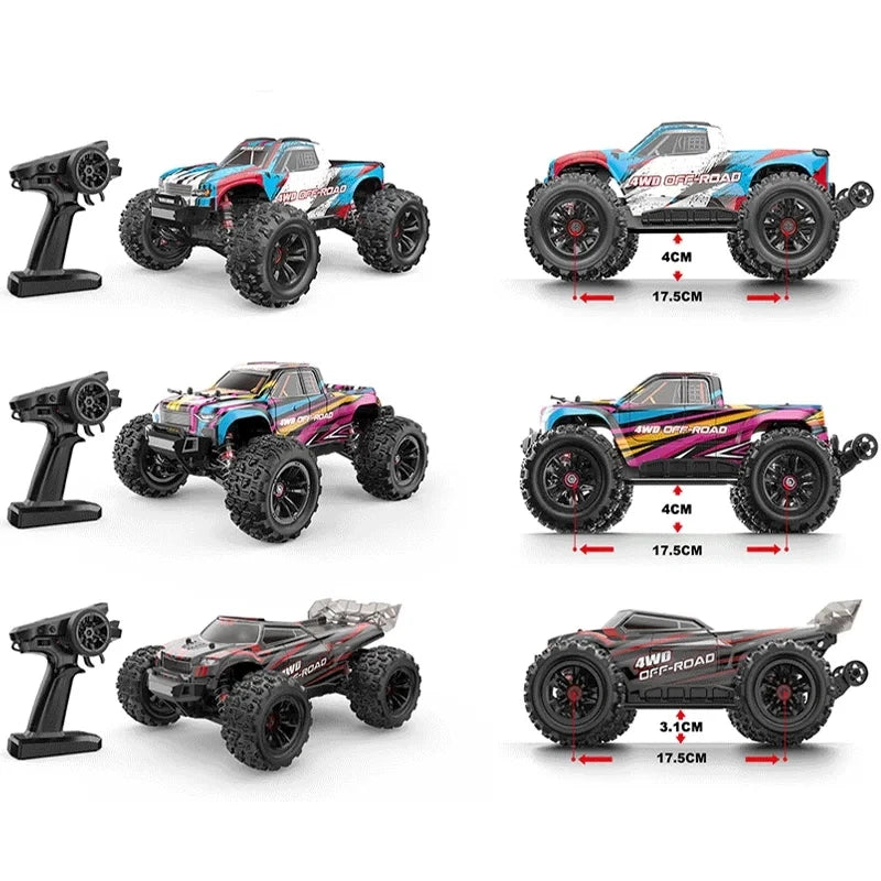 Hyper Go MJX 16207 16208 16209 16210 1/16 4WD RC Car 70KM/H Brushless RC Racing Car Remote Control Cars Off-Road Truck Toys