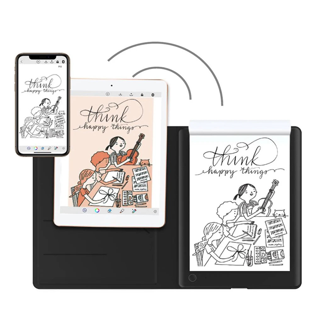 VSON Smart Notebook Bluetooth-Compatible Portable Digital Writing Graphics Painting Pad Office Creative Art Work Notepad Board