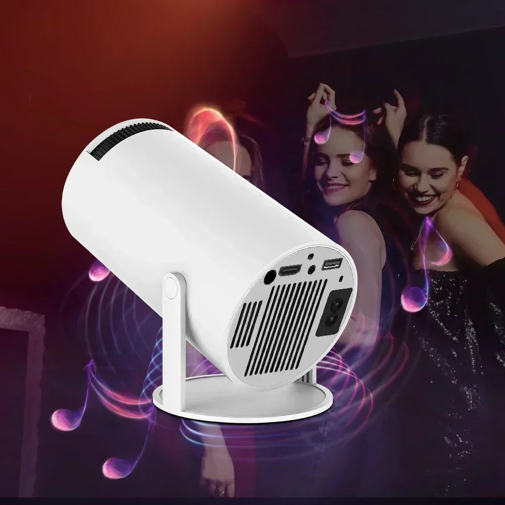 New 2025 4K Android 11 Dual Wifi6 200 ANSI Allwinner H713 BT5.0 1080P 1280*720P Home Cinema Outdoor portable Projetor