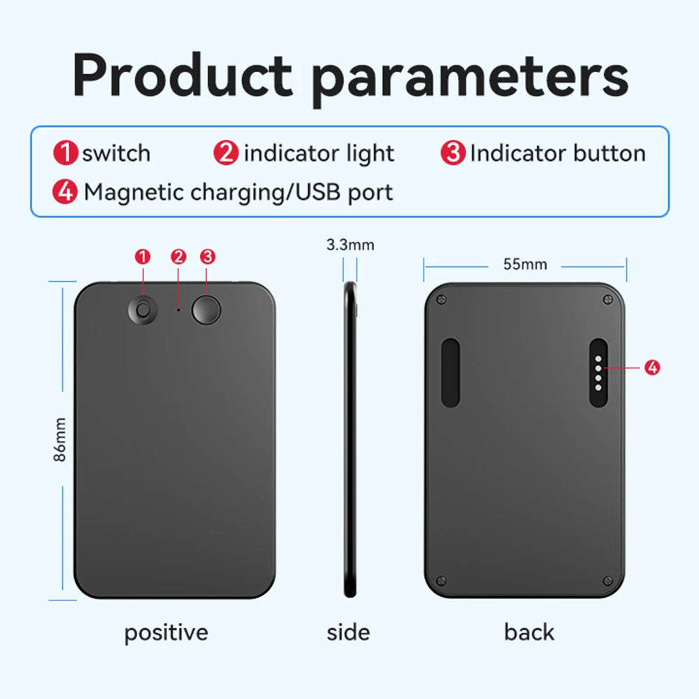 AI ChatGPT-4 Voice Recorder Audio App Phone Call Recording Transcribe Summarize Language Translation 64GB 128GB Sound Dictaphone
