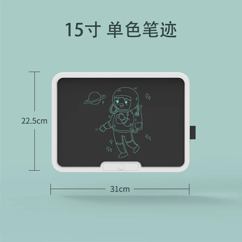 15/19 Inches Children Digital LCD handwriting Board Color/Monochrome Handwriting Drawing Board Electronic Blackboard Student Pad