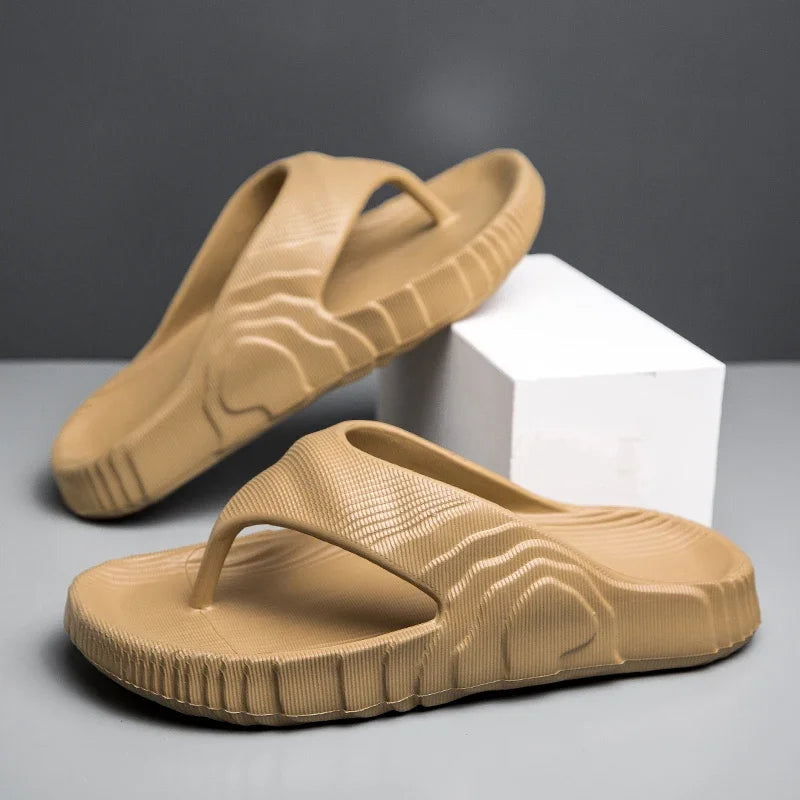 Summer Man Slippers Walk Around Home Flip Flop Men's Comfortable Slipper Man Luxury 2024 Adult Men's Sandal Slipers House Shoes