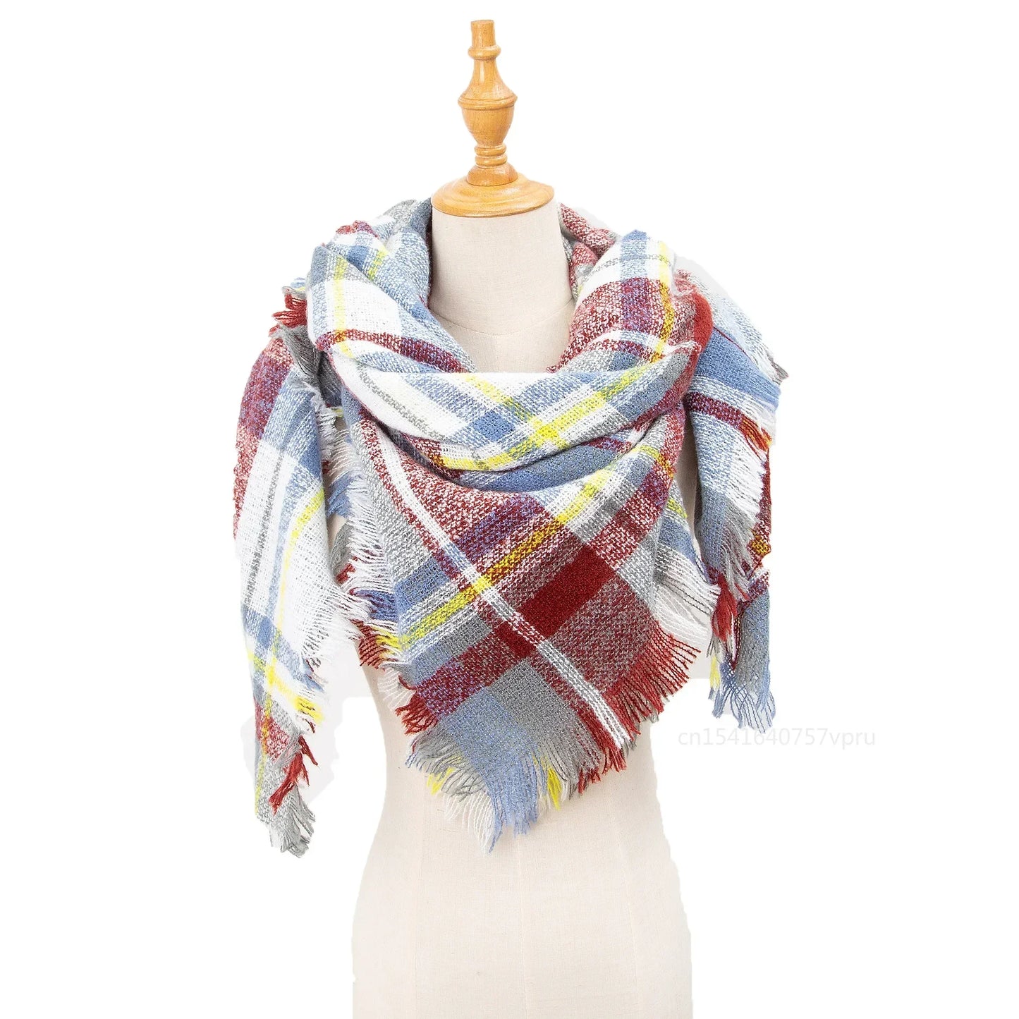 Newest Designer Scarf women luxury Plaid Scarves Shawls Brand Knitted Cashmere Bufandas Invierno Mujer Fashion Bandana Wrap