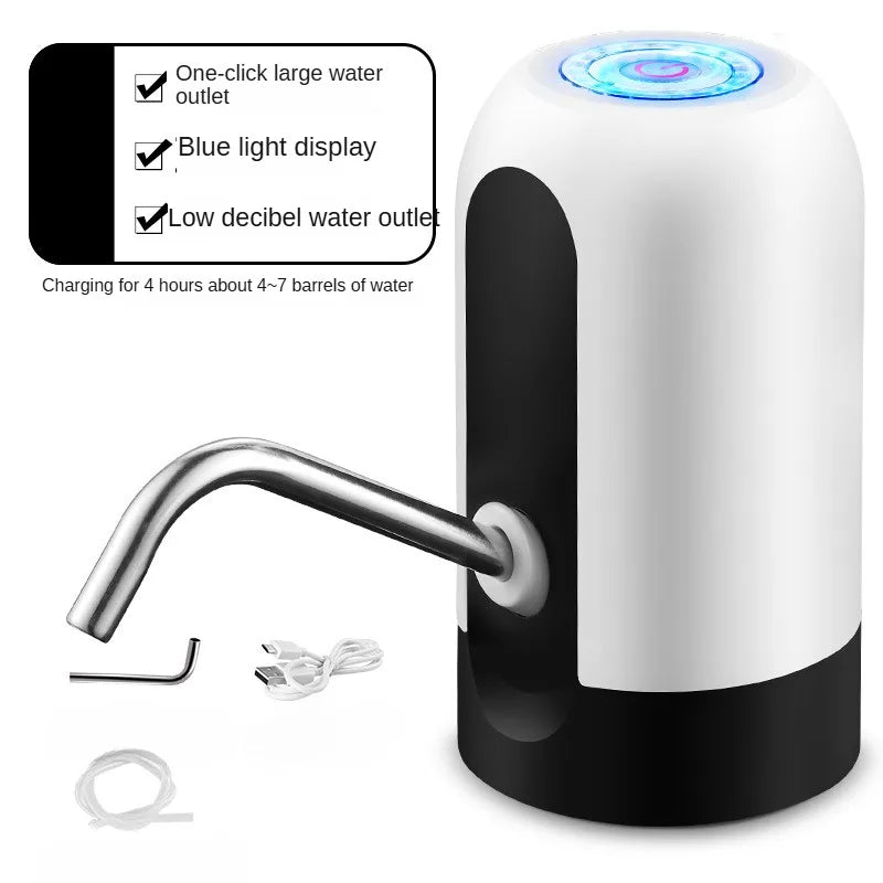 Water Bottle Pump 5 Gallon Portable Electric Water Dispenser Switch Mini Water Jug Dispenser for Camping Kitchen Home Kitchen