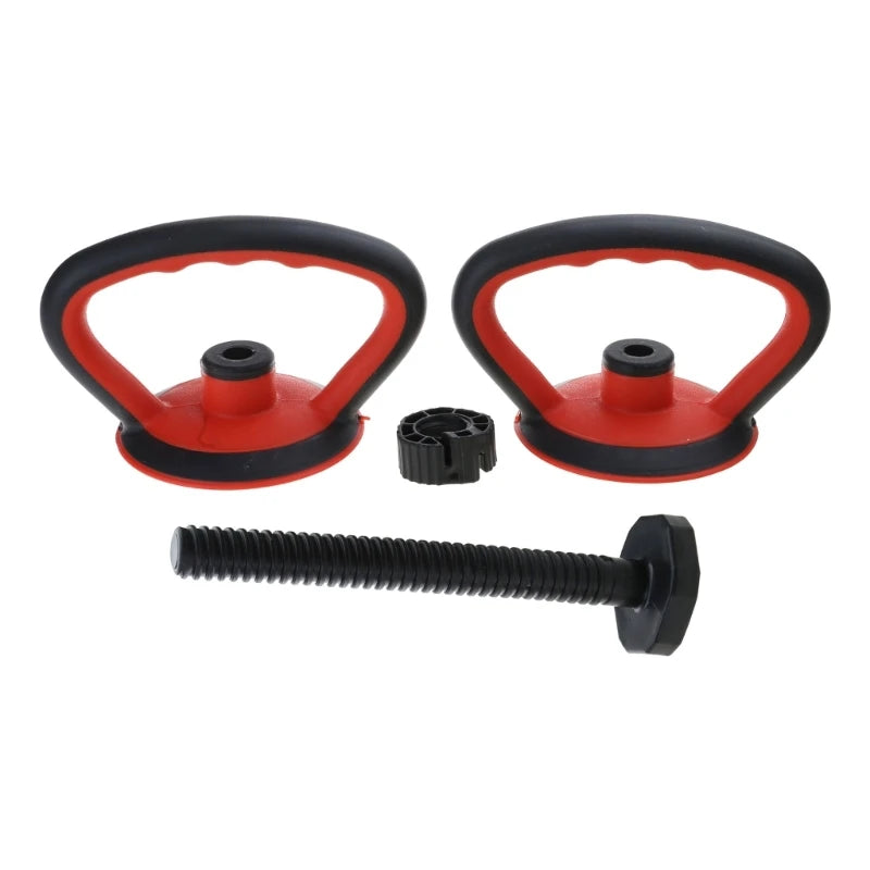 Workout Kettle Bells Grip Adjustable Kettlebells Handle for Weight Plate Dumbbells Converter for Strength Training