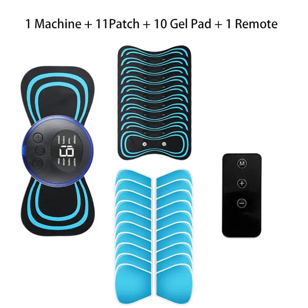 Electric Pulse Neck Massager Cervical Mini Massage Relax Cushion for Shoulder Leg Cervical Body Muscle Stimulator Relief Pain