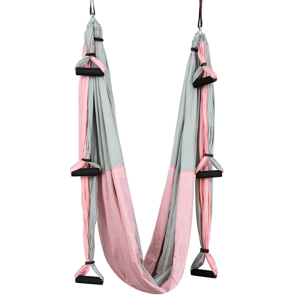Aerial Yoga Swing Full Set Yoga Hammock Trapeze Extension Antigravity Ceiling Hanging Yoga Sling Inversion Exercises Tool