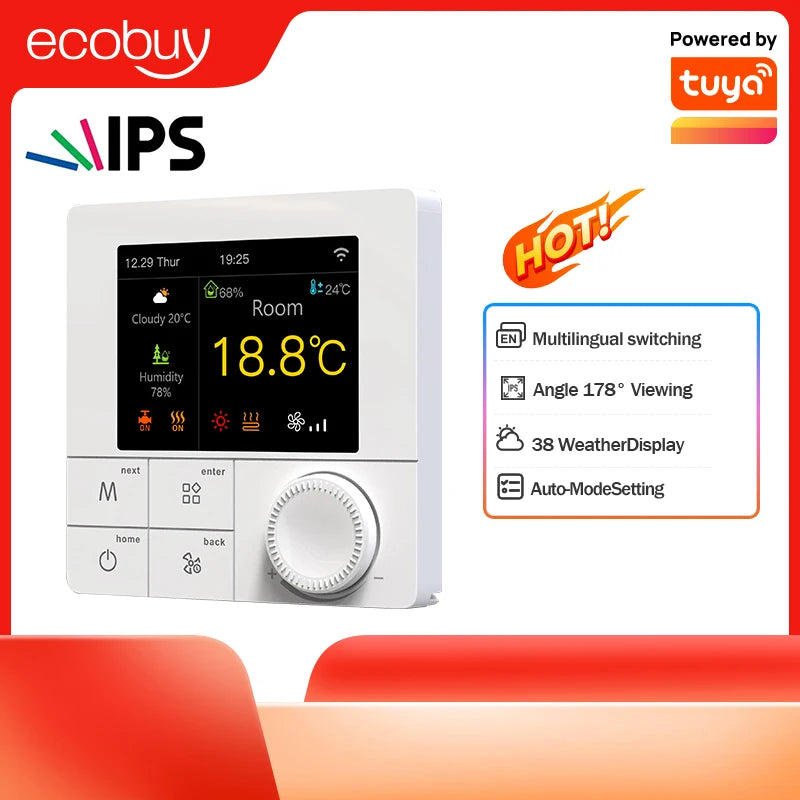 Tuya Wifi Heating Thermostat Smart Thermostat Gas Boiler UnderFloor Heating Digital Temperature Controller Alexa Google Home