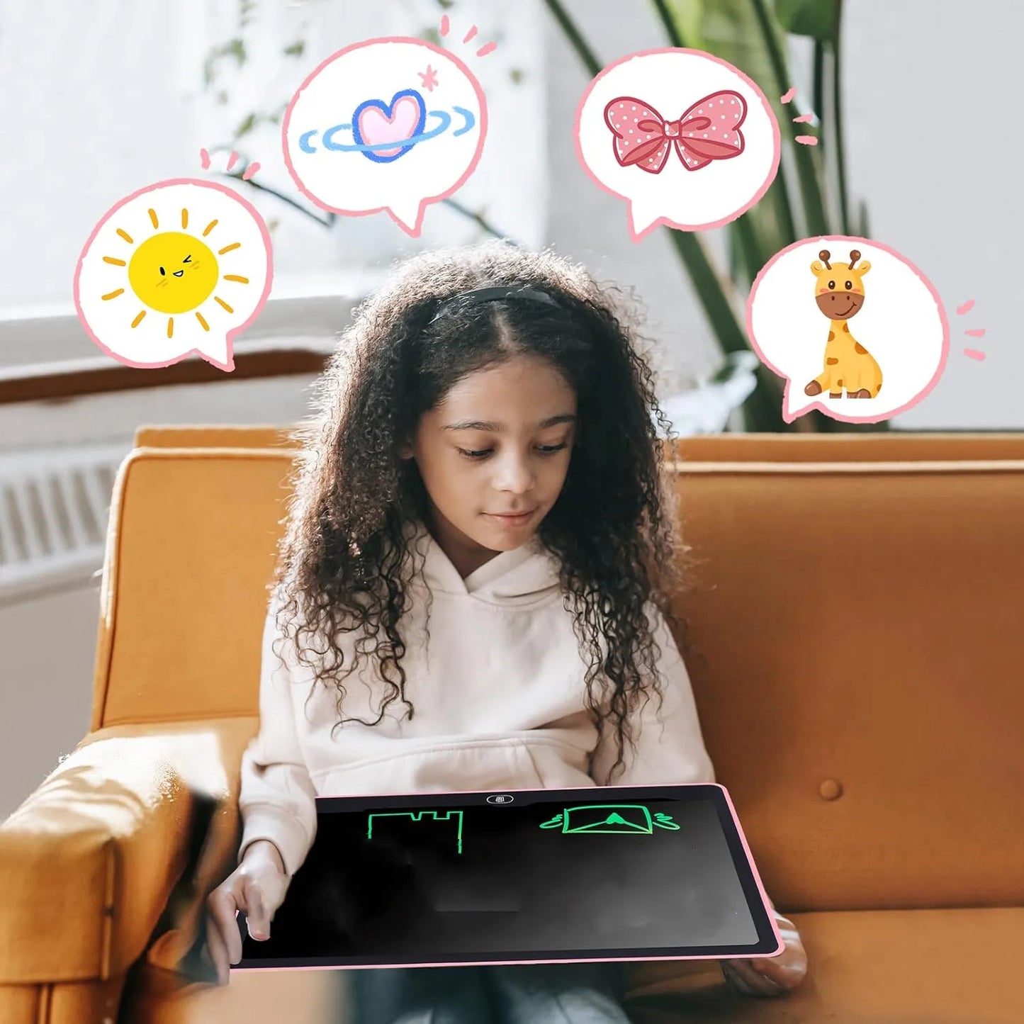 16" Kid-Friendly Single Color LCD Writing Tablet - Drawing & Learning Pad, Ideal for Birthday,Christmas, Or Halloween Gift