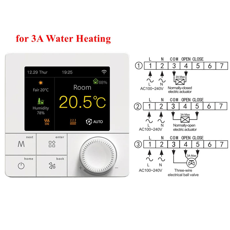 Tuya WIFI Thermostat Electric/Water/Gas Boiler Floor Heating Control Temperature Remote Controller Smart Life Google Home Alexa