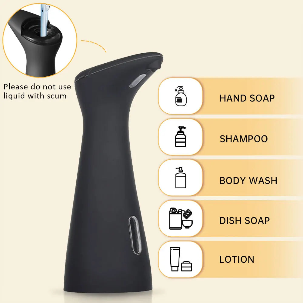 Xiaomi Automatic Sensor Soap Dispenser Infrared Sensing 6.76 oz Battery Powered for Bathroom Kitchen Sink Hotel and Restaurant