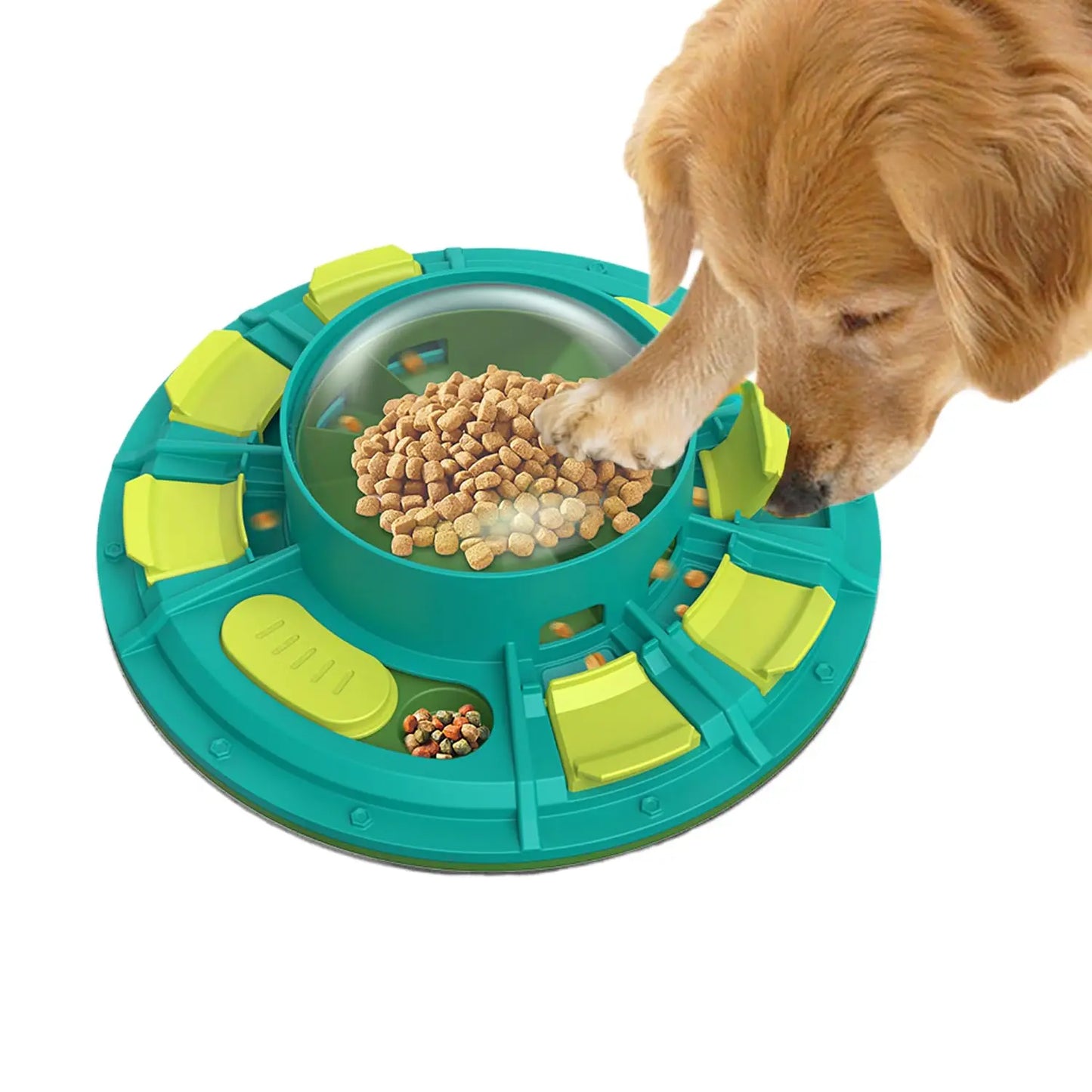 Interactive Dog Food Puzzle Toy & Slow Feeding 3 in 1 Dog Nail Scratch Board for Small Medium, and Large Dogs Brain Stimulation