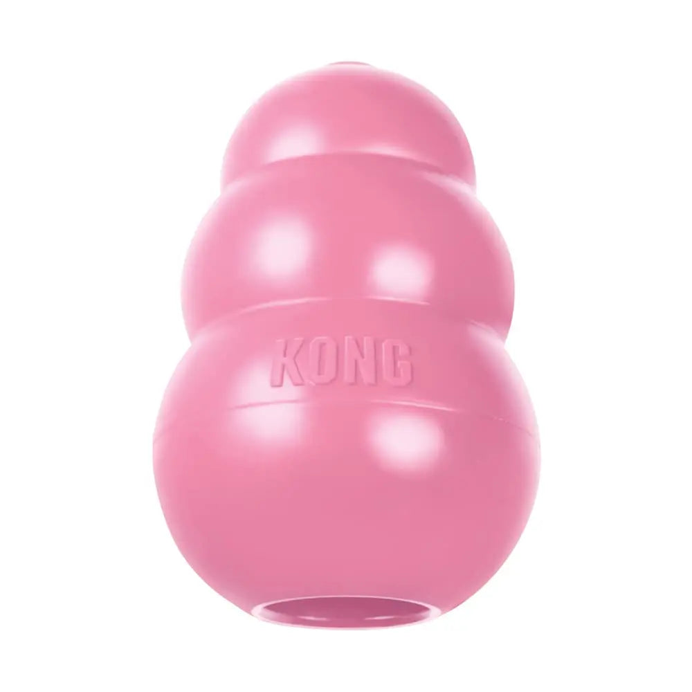 KONG Puppy - Natural Teething Rubber Chew Toy for Dogs - Stuffable Dog Toy for Extended Playtime - Chew & Fetch Toy for Puppies