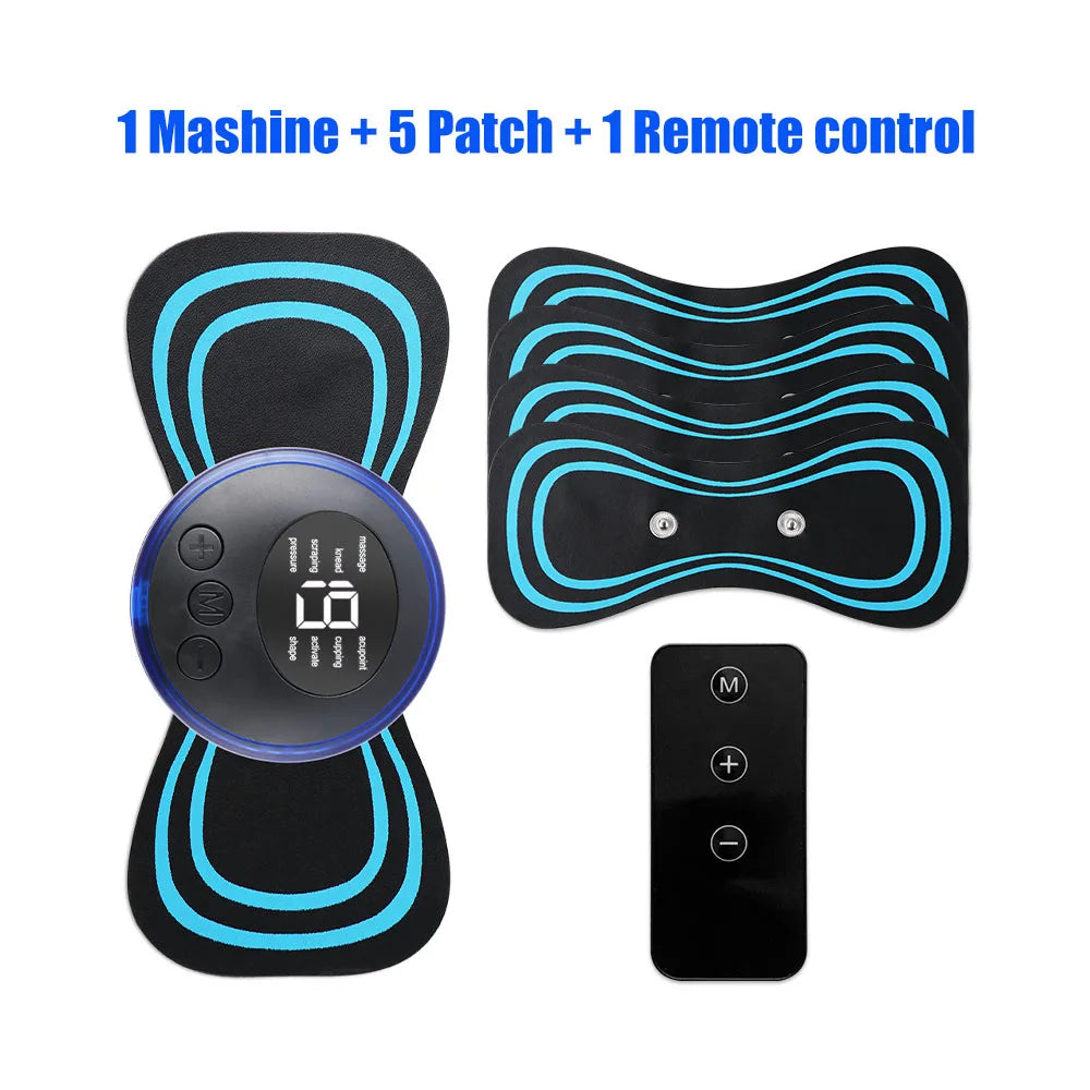 EMS Neck Massager Electric Cervical Vertebra Massage Patch for Relieve Relax Muscle Fatigue Relaxation Portable Neck Stretcher