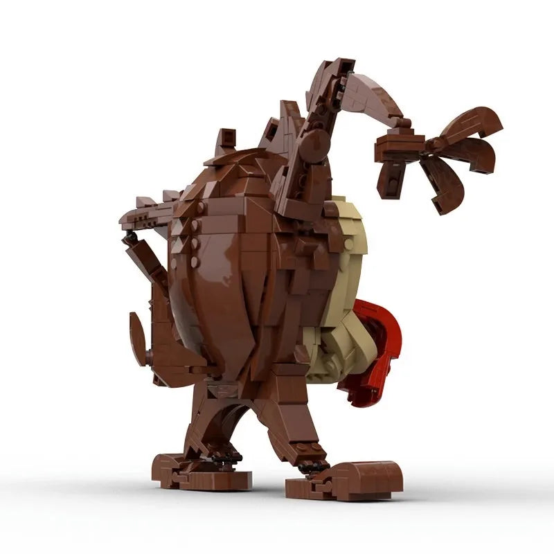 MOC -100573 Big Mouth Monster Anime Cartoon Game Character Building Block Model Toy Gift moc-100573