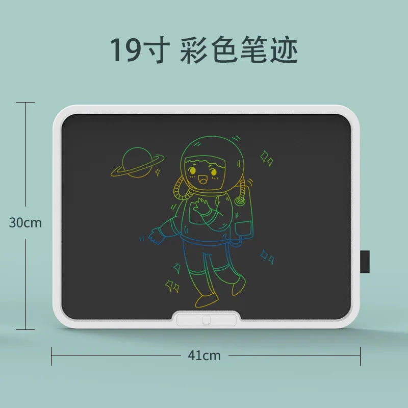 15/19 Inches Children Digital LCD handwriting Board Color/Monochrome Handwriting Drawing Board Electronic Blackboard Student Pad