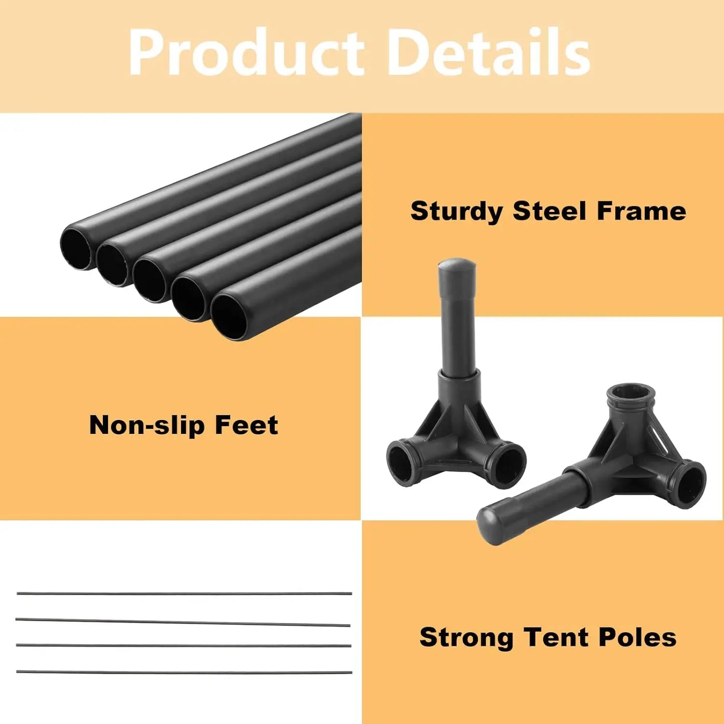 Outdoor Elevated Dog Bed Foldable Raised Pet Cot With Removable Canopy Shade Tent Breathable Dog Bed Carrying Bag For Camping