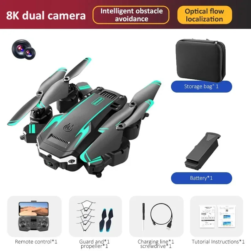 G6 New Professional Foldable Quadcopter Aerial Drone S6 HD Camera GPS RC Helicopter FPV WIFI Obstacle Avoidance Toy Gifts