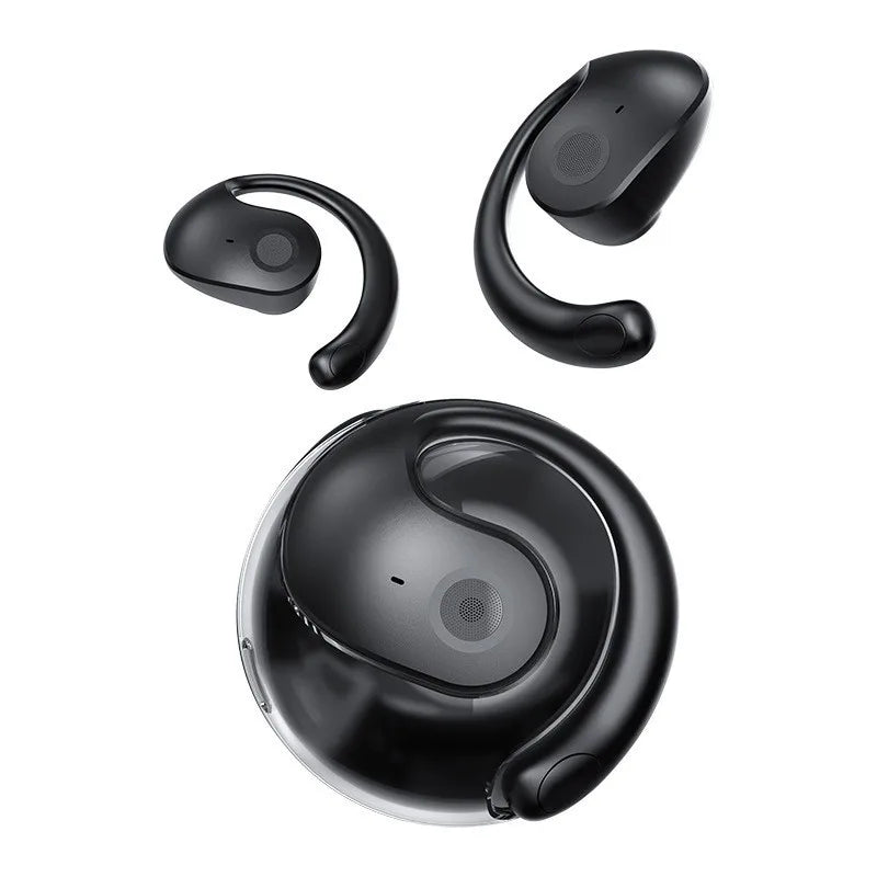 Wireless BT AI Real-time Language Translation Earphones 144 Languages Ear Hanging Headphone Translator for Travel Business
