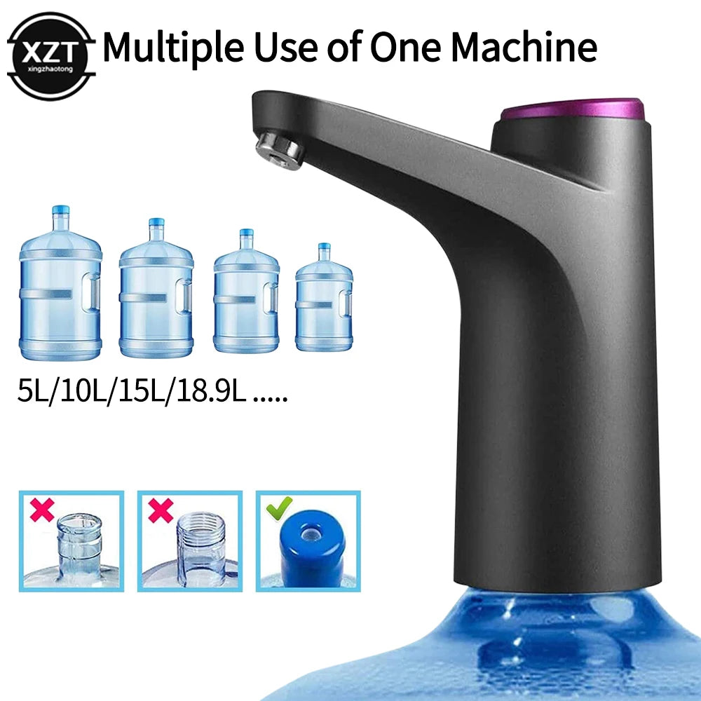 1PC Water Pump 19 Liter Water dispenser Mini USB Charging Automatic Electric Bucket Water Pressurization Device Water Dispenser