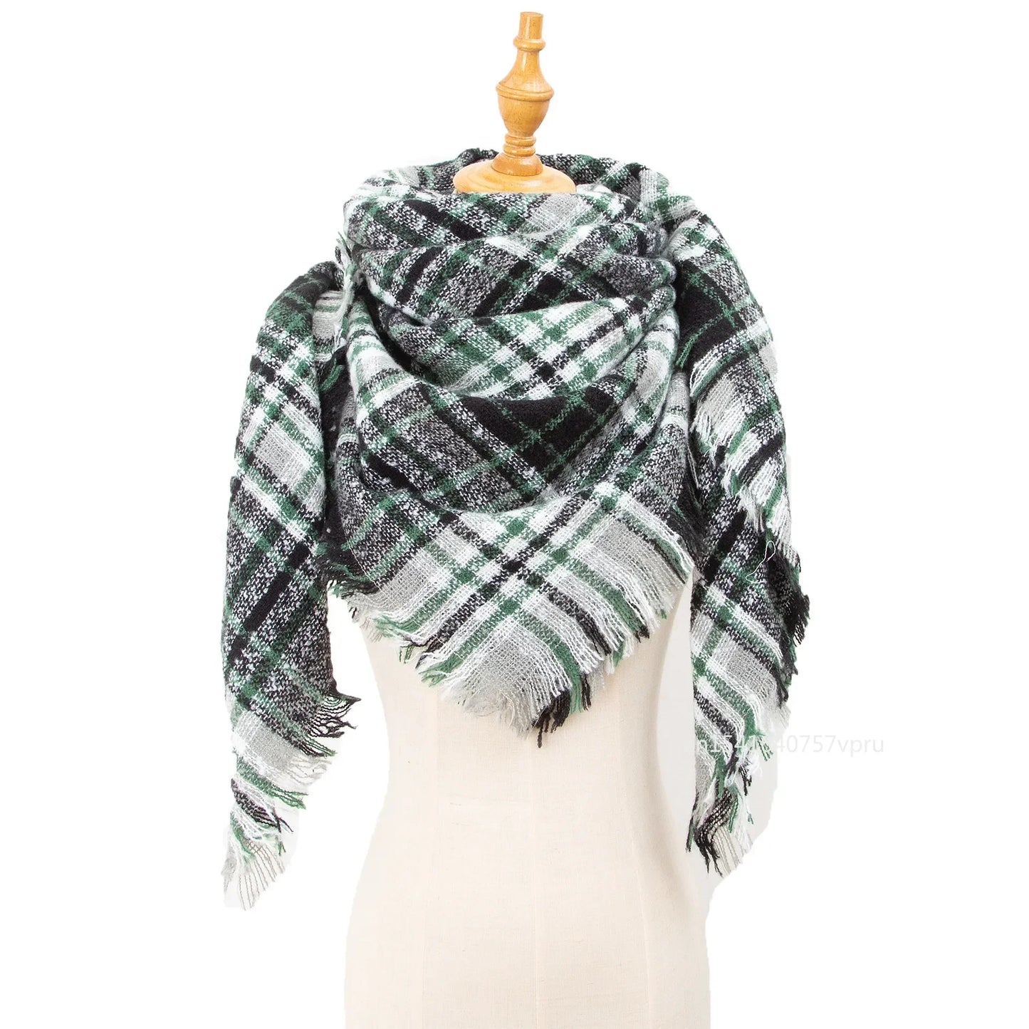 Newest Designer Scarf women luxury Plaid Scarves Shawls Brand Knitted Cashmere Bufandas Invierno Mujer Fashion Bandana Wrap