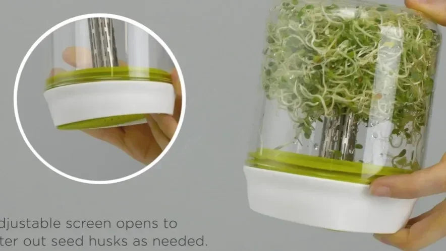 Countertop Sprouter Sprouts Growing Kit Reusable Household Kitchen Bean Plants Sprouting System Seeds Container Supplies